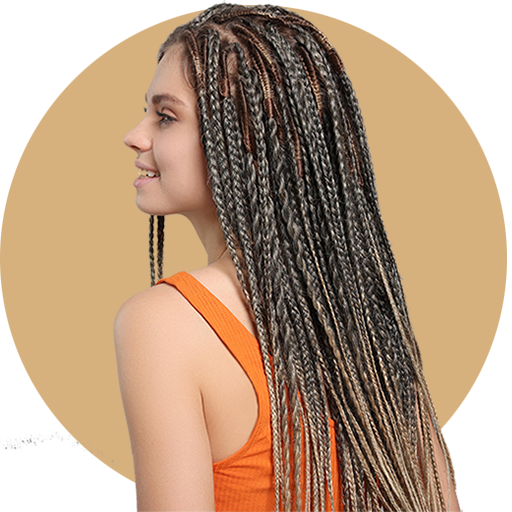 Trenzas africanas sueltas