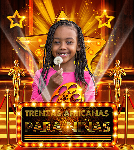 Trenzas africanas para niñas