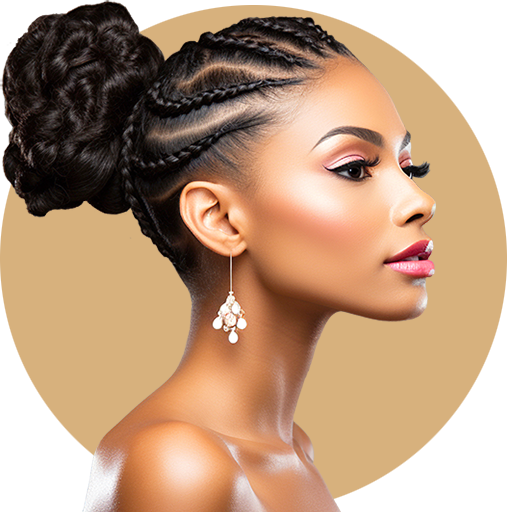 Updo braids