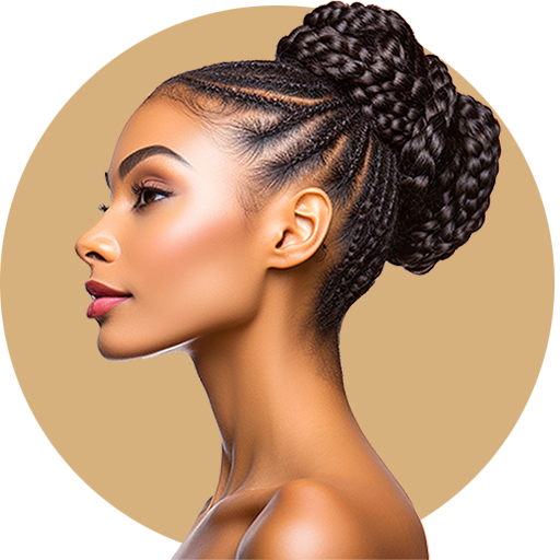 Updo braids