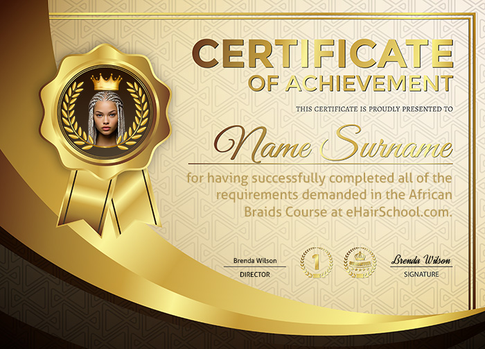 Hair braiding certification