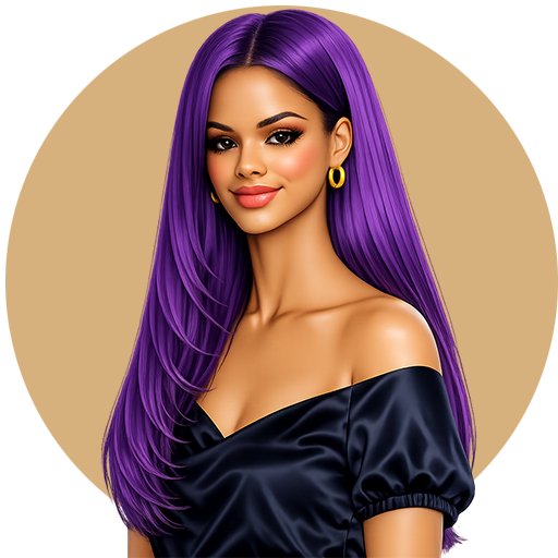 Purple hair