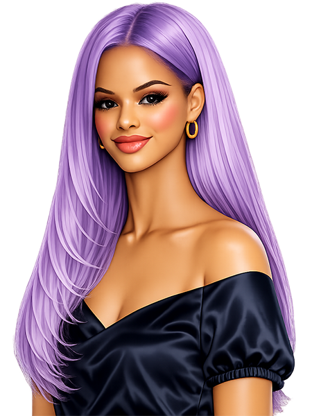 Lavender mist hair