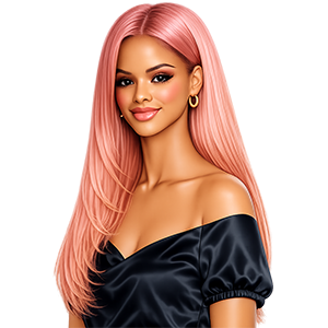 Pastel pink hair